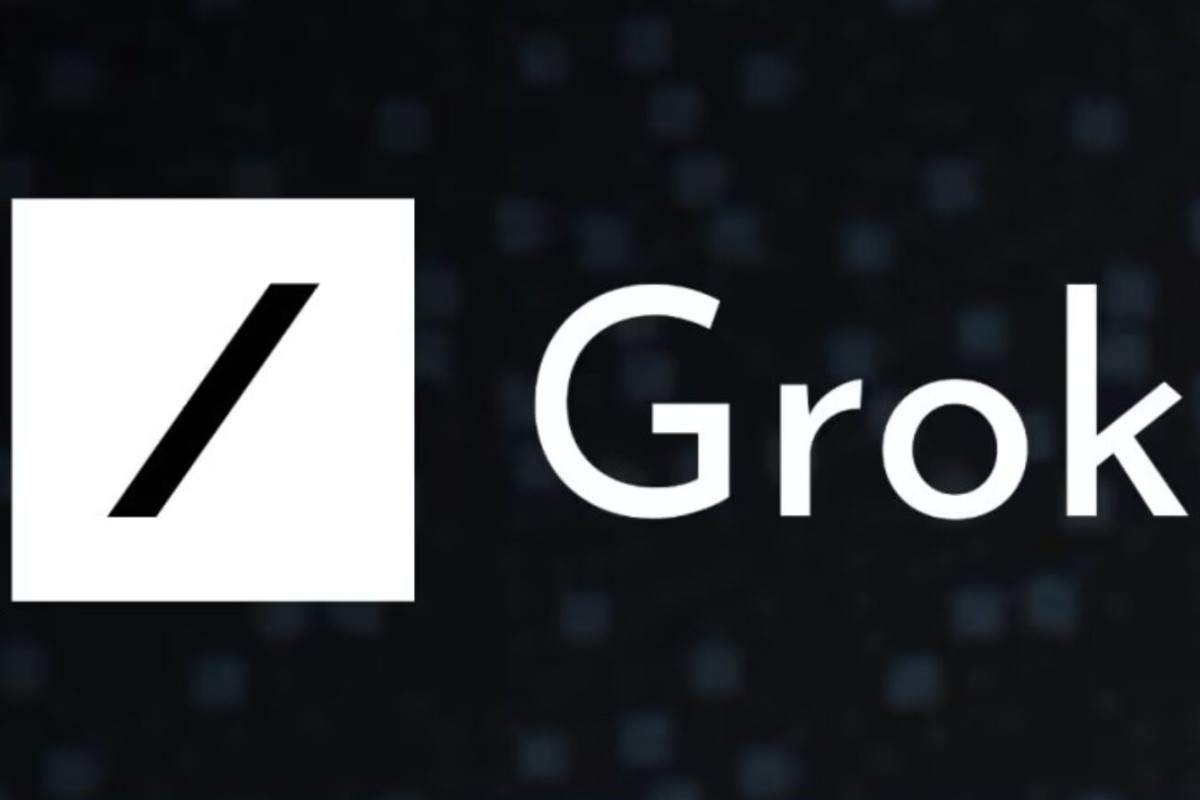 Il logo di Grok, il chatbot di Elon Musk