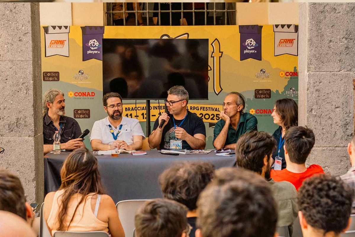 Dibattito sull'utilizzo delle fonti storiche nei GDR, con Kalum, Fabio Porfidia, Valentino Sergi, Paolo Fonzi e Laura Cardinale