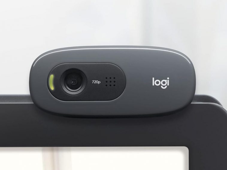 Logitech webcam HD C270 montata su un PC