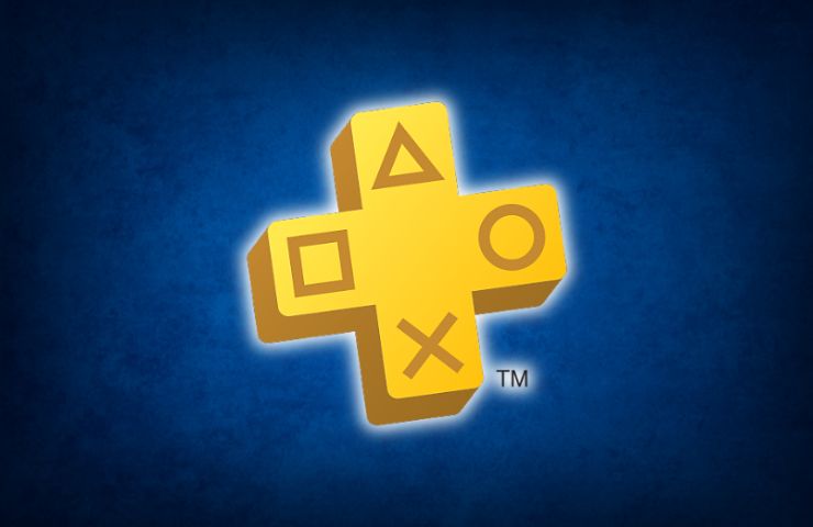 logo PlayStation Plus su sfondo blu