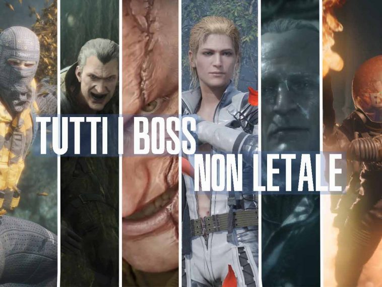 Tutti i Boss di Metal Gear Solid Delta in un collage
