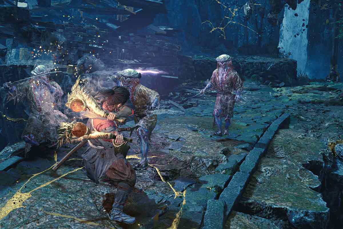 Miyamoto combatte i demoni