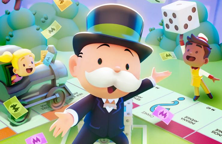 key art di Monopoly GO con Mr. Monopoly in primo piano