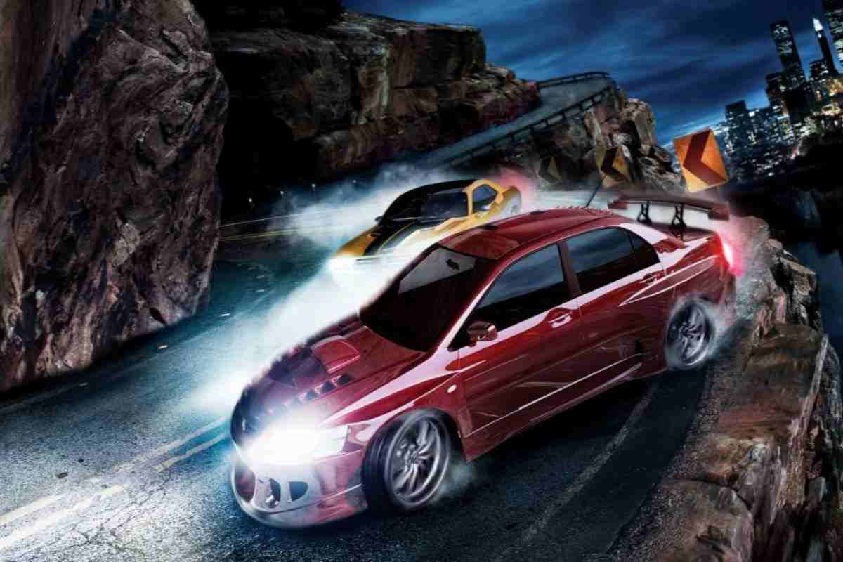 due auto clandestine derapano su strada