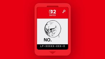 immagine game key cards di nintendo cn persona che dice "NO"