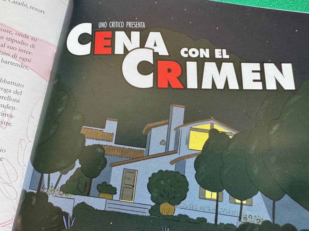 Copertina di un'avventura di Sangre Y Pasión a tema crimine.