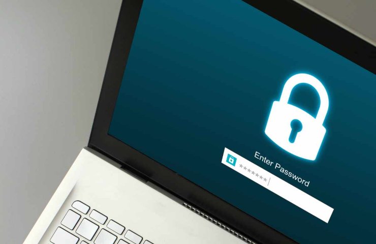 password e lucchetto su un pc