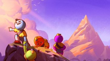 copertina peak con personaggi che scalano una montagna