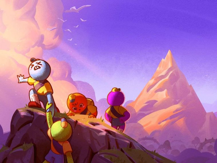 copertina peak con personaggi che scalano una montagna