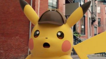 screenshot di detective pikachu con pikachu sorpreso