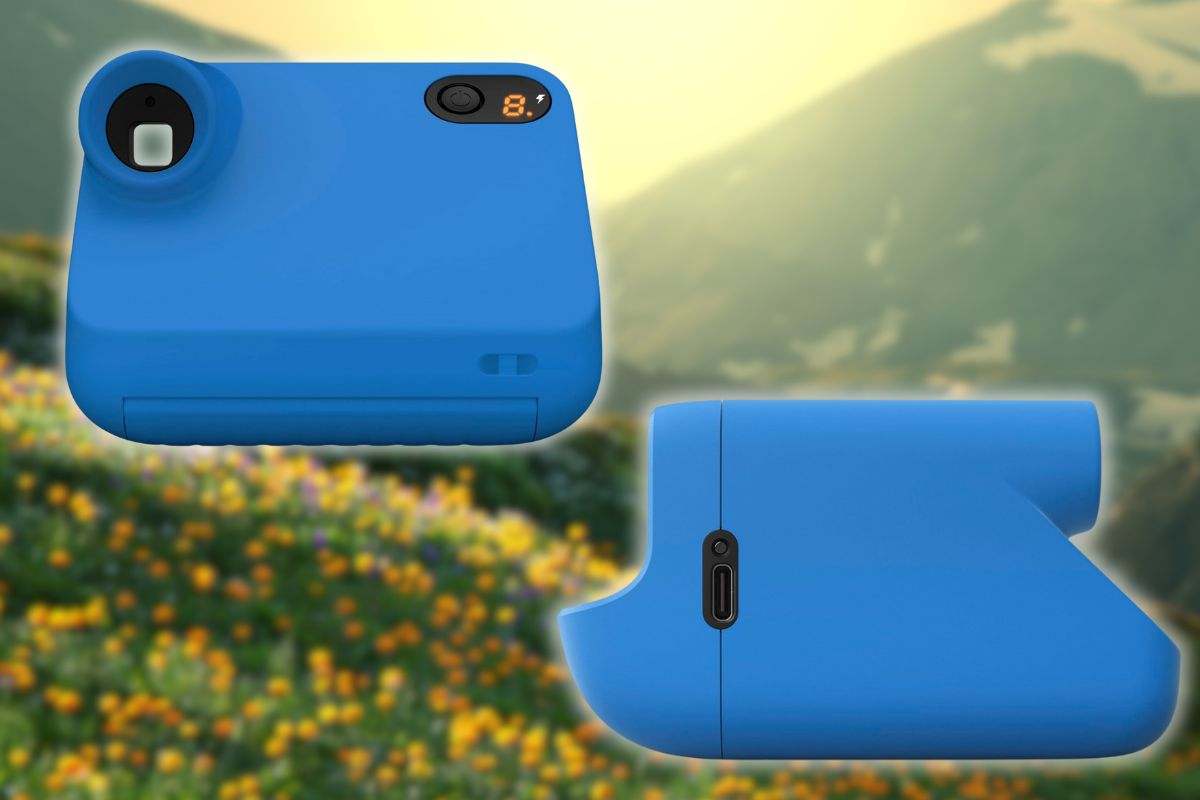 Polaroid Go Generation 2 - Fotocamera istantanea a pellicola di lato e retro