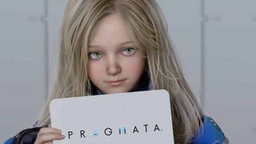 Diana con cartello di Pragmata