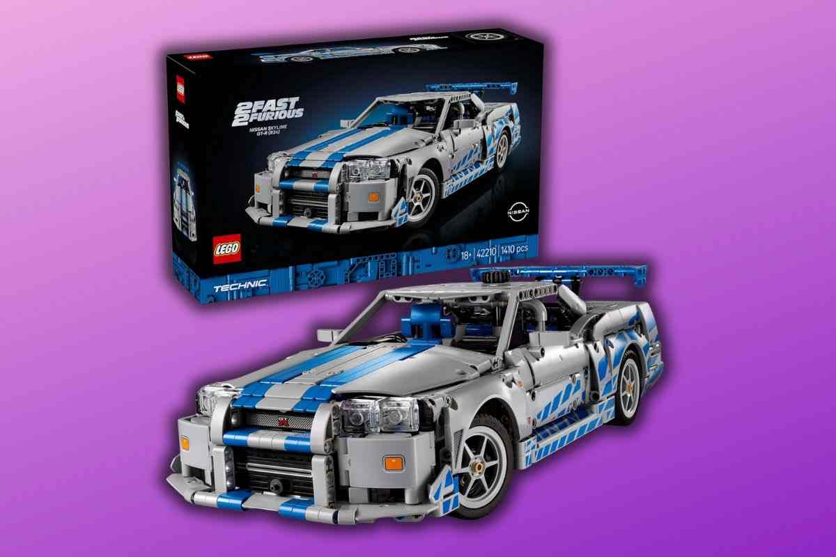 LEGO Technic Auto Nissan Skyline GT-R (R34) 2 Fast 2 Furious con scatolo