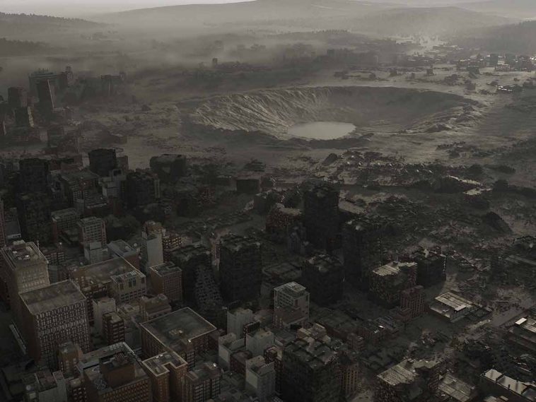 Raccoon City distrutta