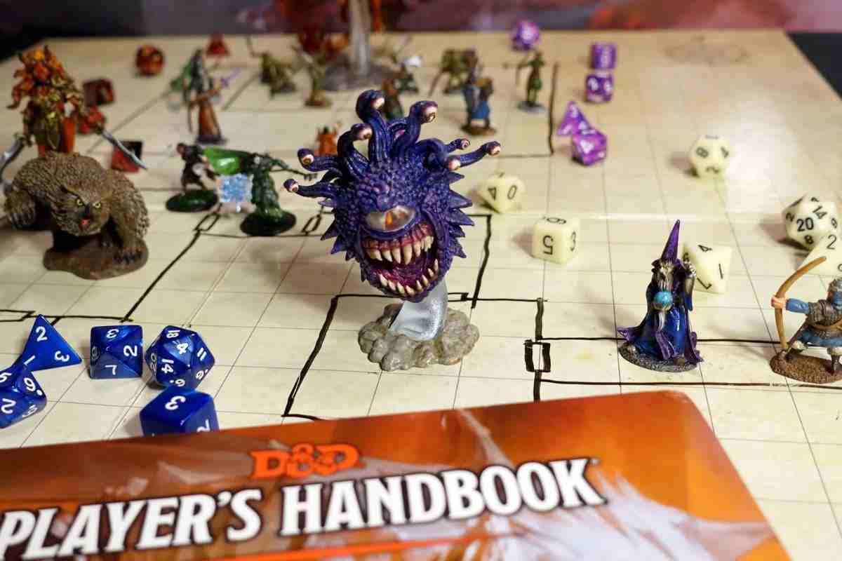 statue di mostri con un occhio solo, manuale del giocatore di D&D