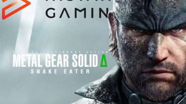 personaggio snake con bandana, scrtta instant gaming, scritta metal gear solid delta snake eater