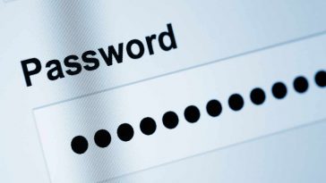 spazio per inserire una password