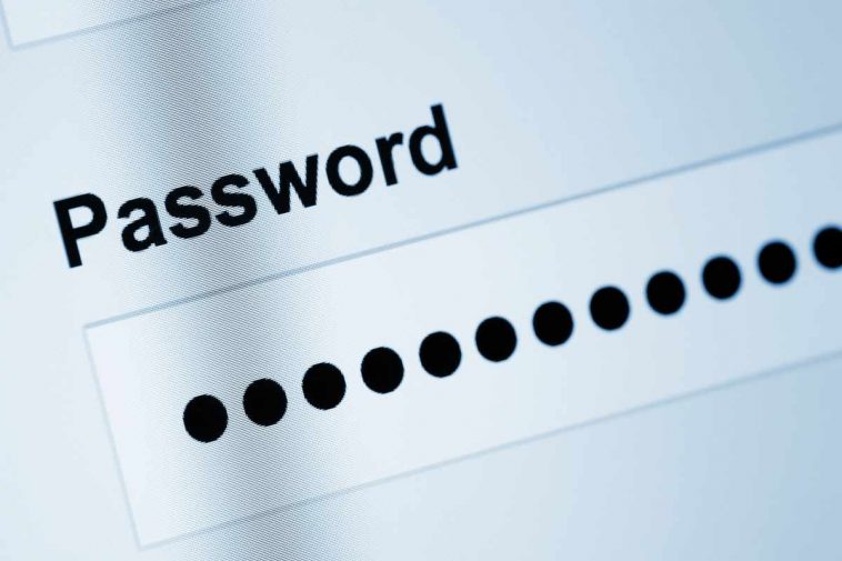 spazio per inserire una password