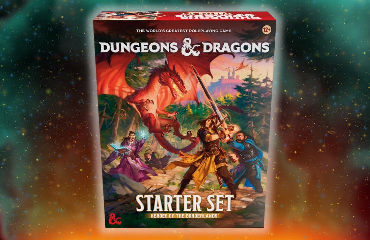 starter set heroes of the borderlands su sfondo fantasy