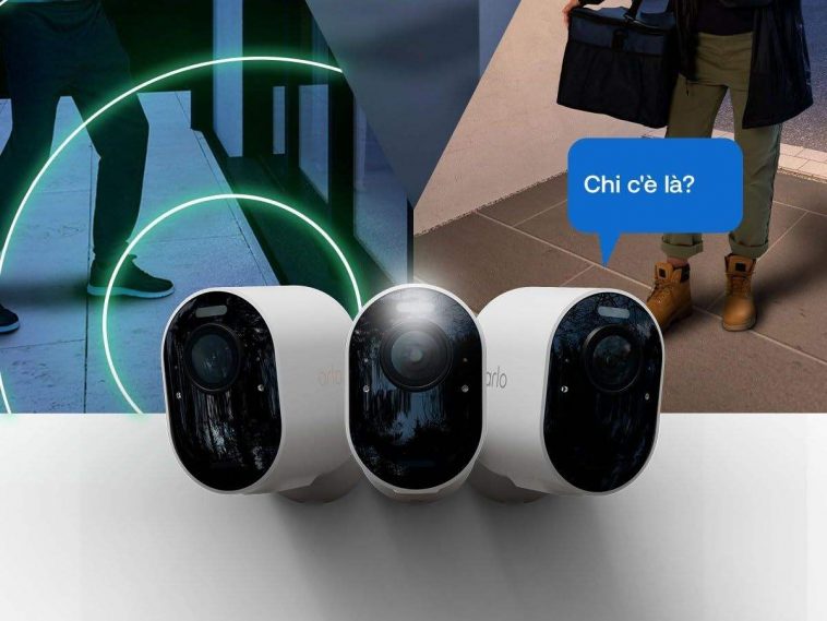 telecamere arlo ultra 2 in funzione