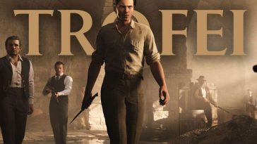 Mafia Terra Madre key art con scritta Trofei dietro Enzo