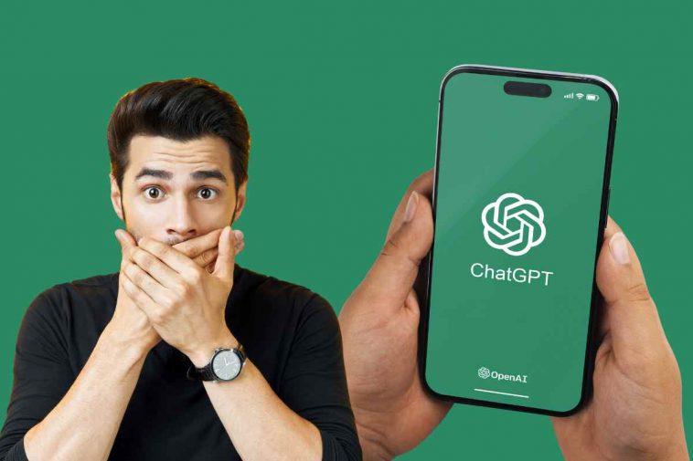 uomo sconvolto con telefono