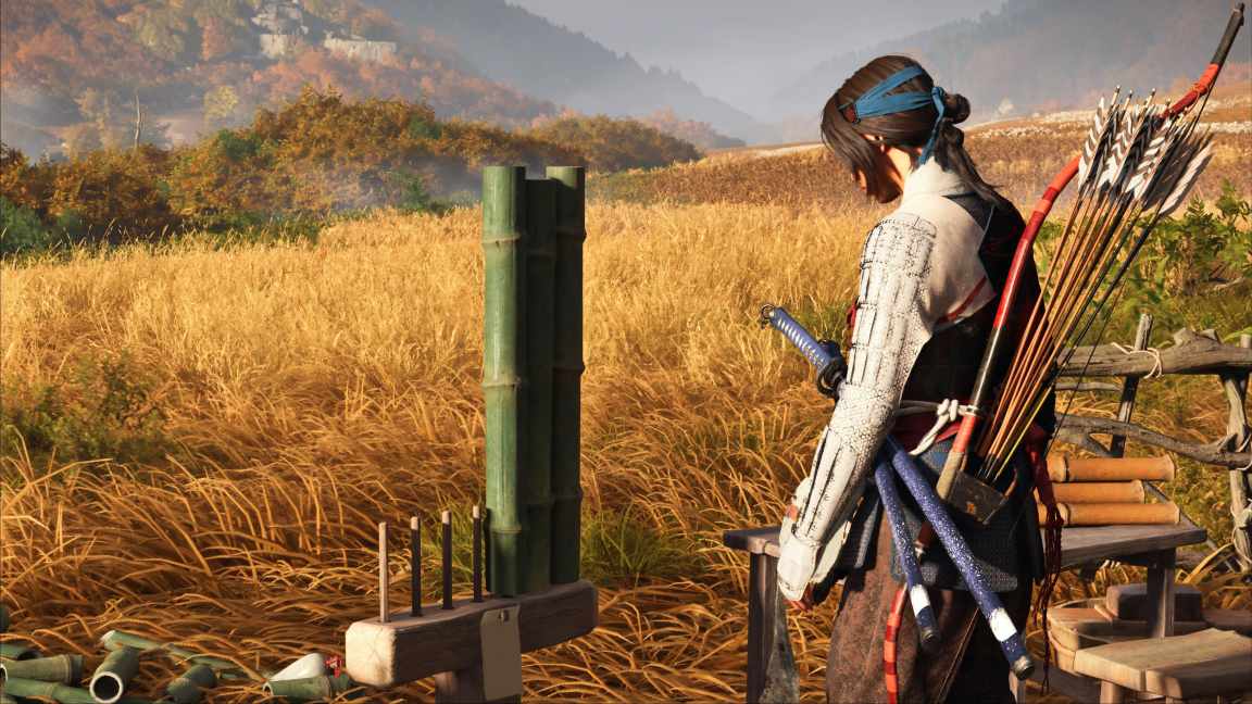 Un attività secondaria dentro Ghost Of Yotei