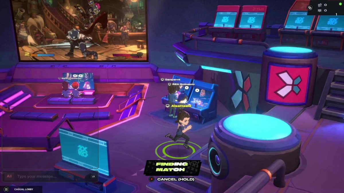 La sala giochi del matchmaking di 2XK0