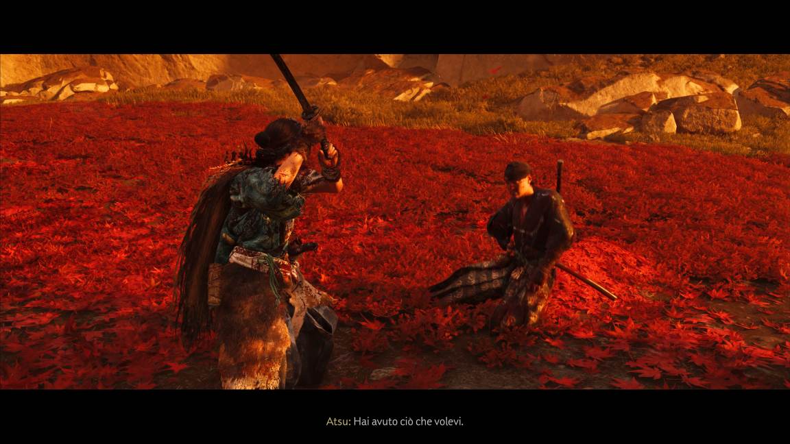 Uno scontro dentro Ghost Of Yotei