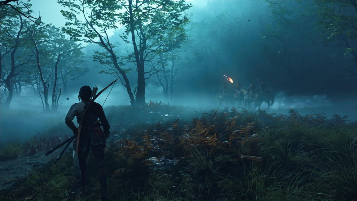 Una notte nebbiosa dentro Ghost Of Yotei