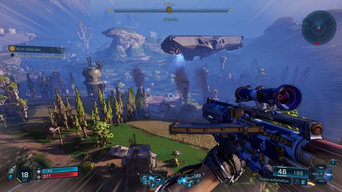 Una planata in Borderlands 4