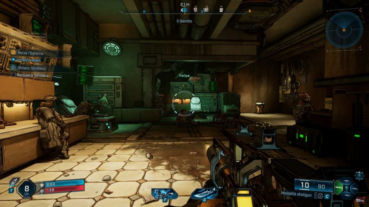 Un area da esplorare in Borderlands 4