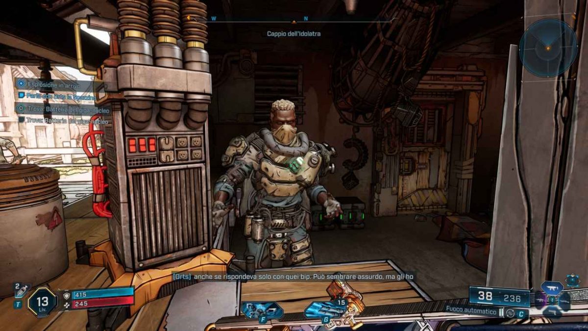 Un personaggio in Borderlands 4