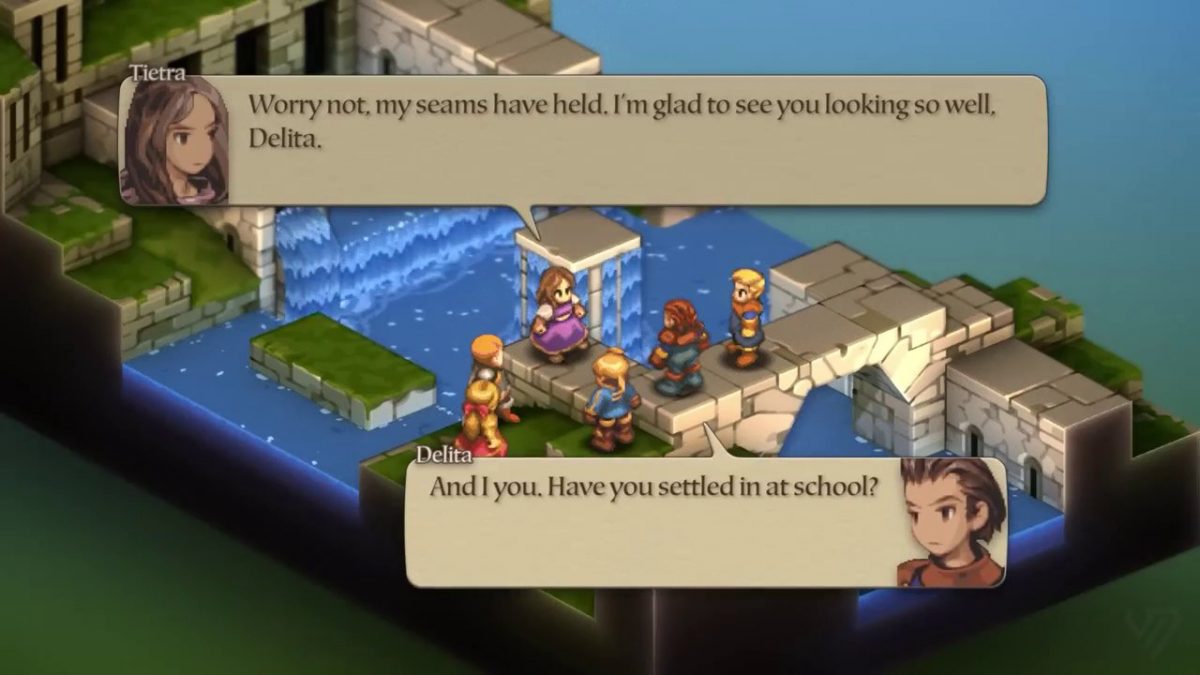Una cutscene non animata di Final Fantasy Tactics The Ivalice Chronicles