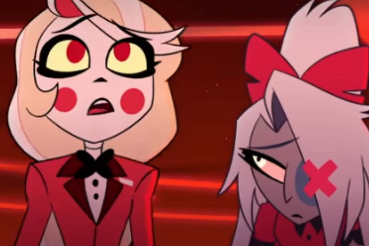 Un frame del trailer della seconda stagione di Hazbin Hotel