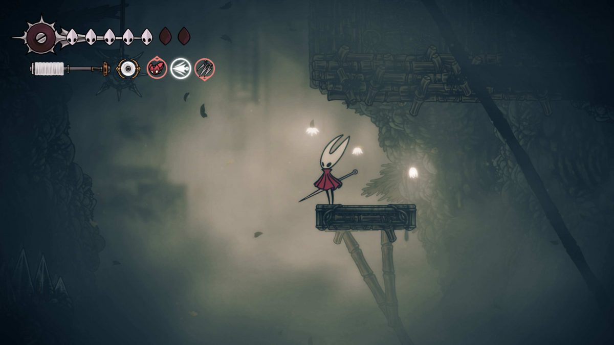screenshot di hollow knight silksong la bruma