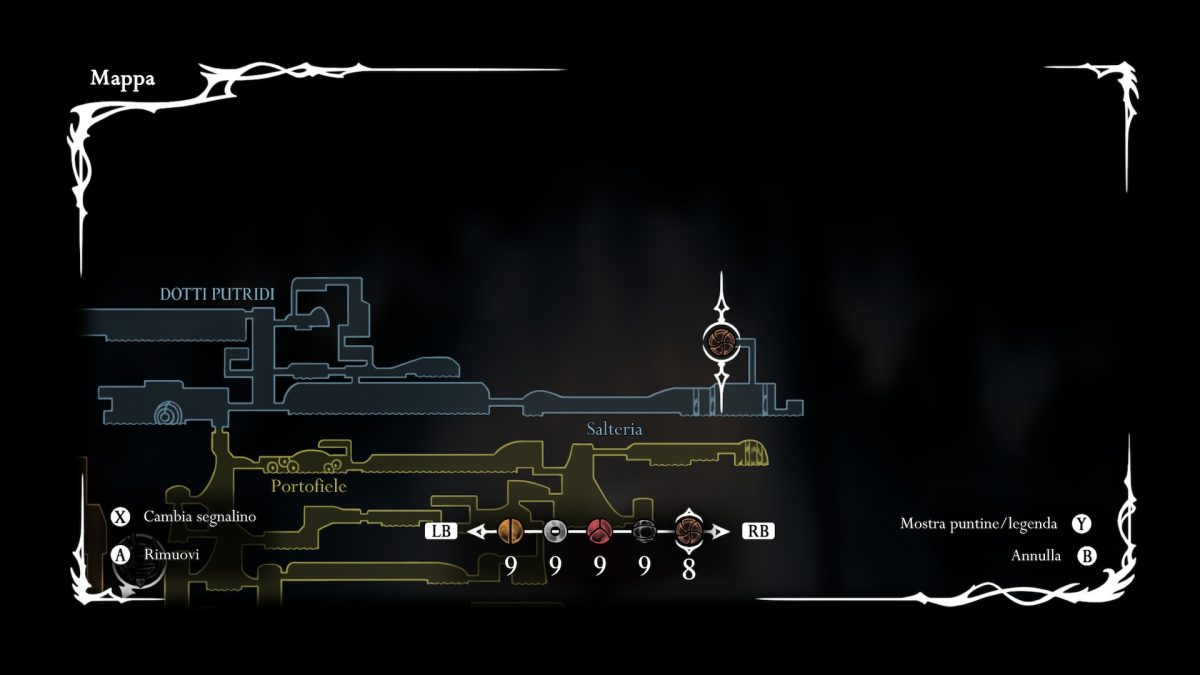 posizione del signor fungo in hollow knight silksong