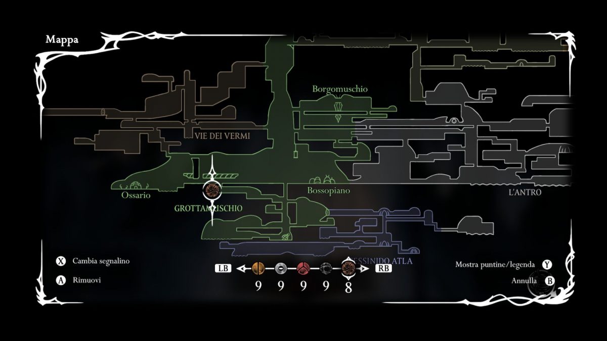 posizione numero uno del signor fungo in silksong