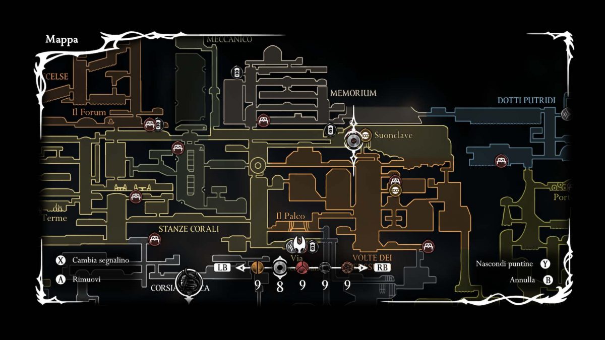 frammento di spola di suonclave posizione in mappa