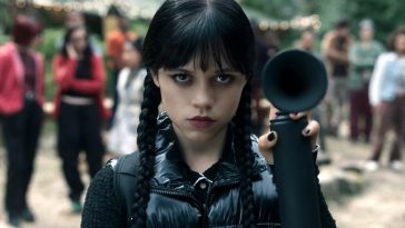 Jenna Ortega in una scena di Mercoledì 2