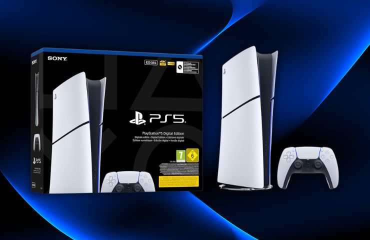 la nuova ps5 slim digital edition con spazio da 825gb