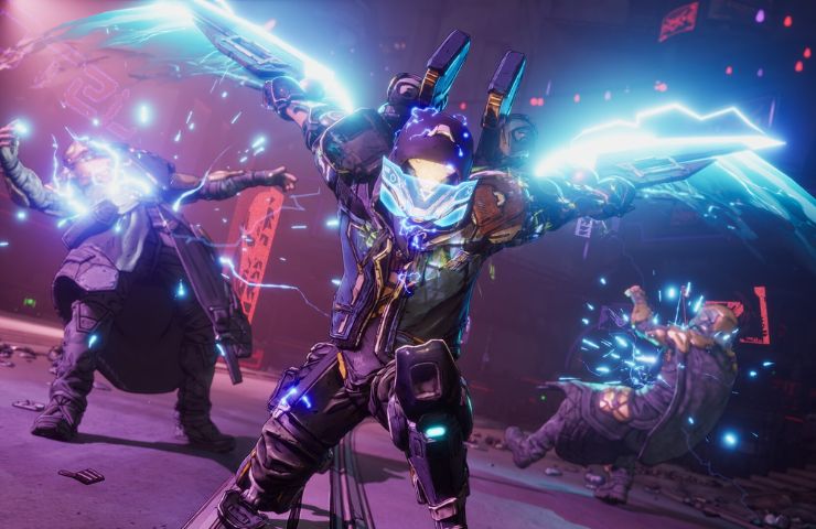 screenshot di borderlands 4 con personaggio con ali luminose
