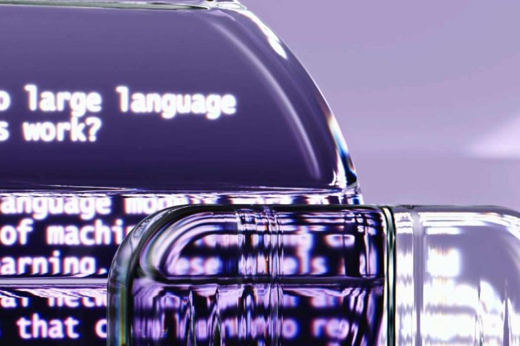 Un'illustrazione di un modello linguistico chatbot
