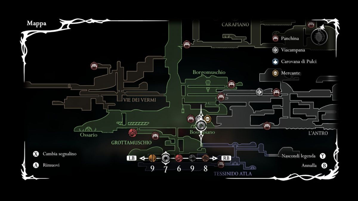 chiave semplice di Bossopiano posizione in mappa