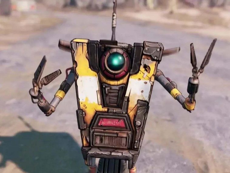 robottino giallo con ruota al centro e occhio telecamera