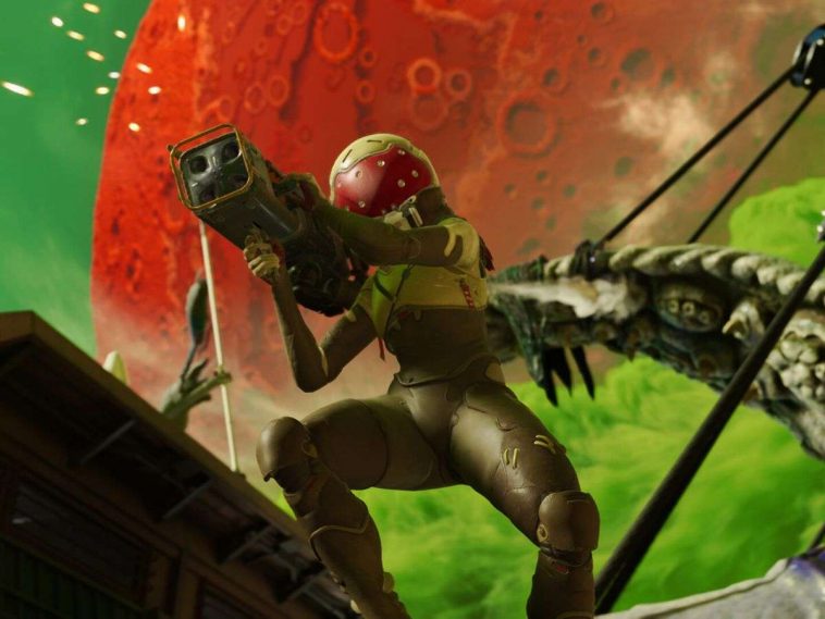 immagine di copertina di concord con personaggio in tuta che spara