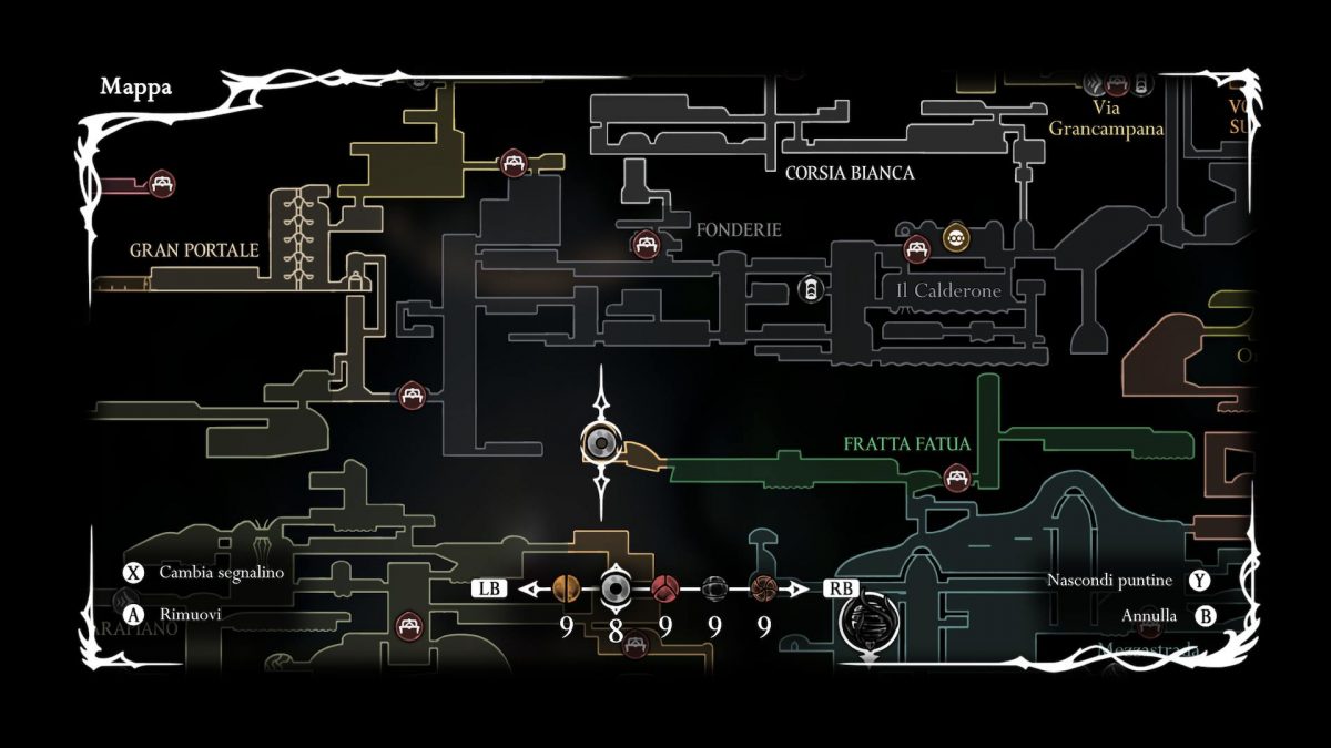 lanterna fatua posizione in mappa