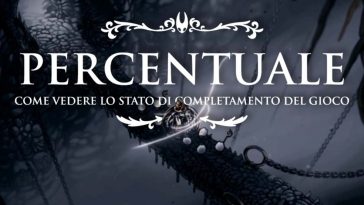 scena iniziale hollow knight silksong con titolo percentuale