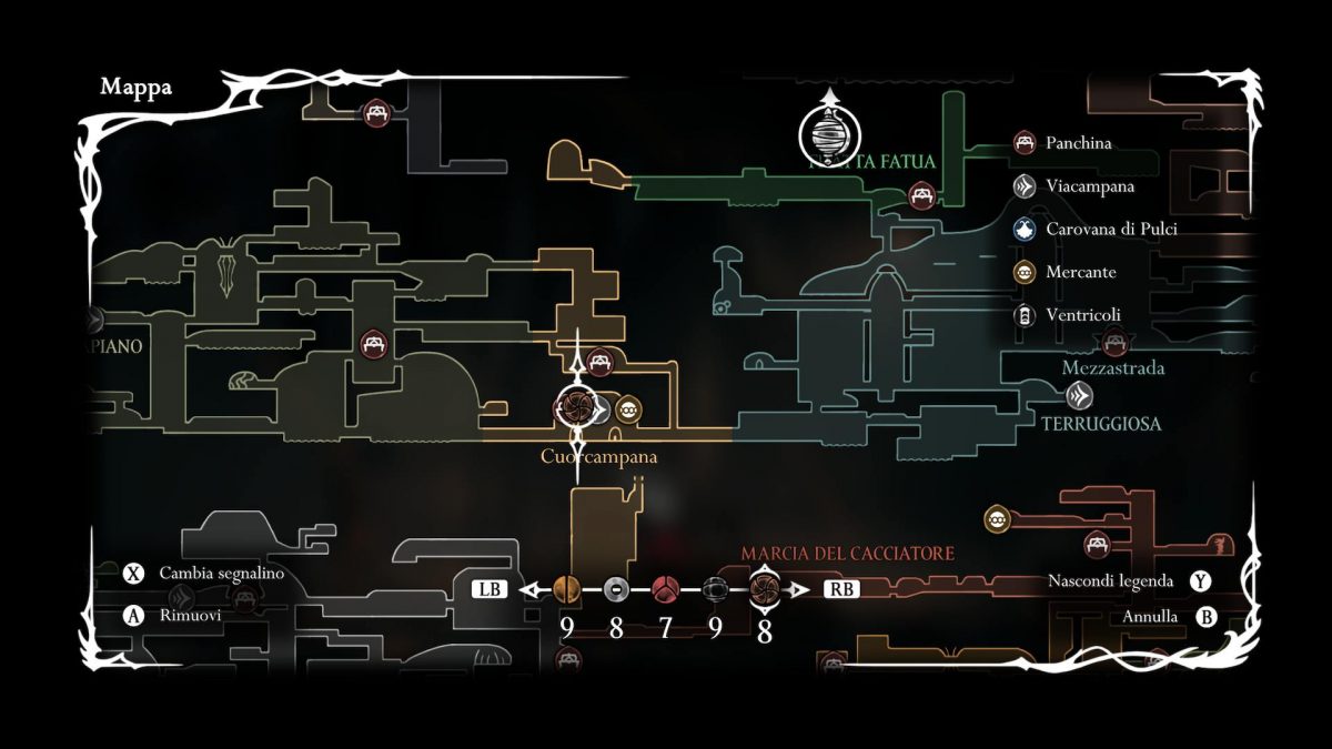fettina del corriere quest zona in mappa