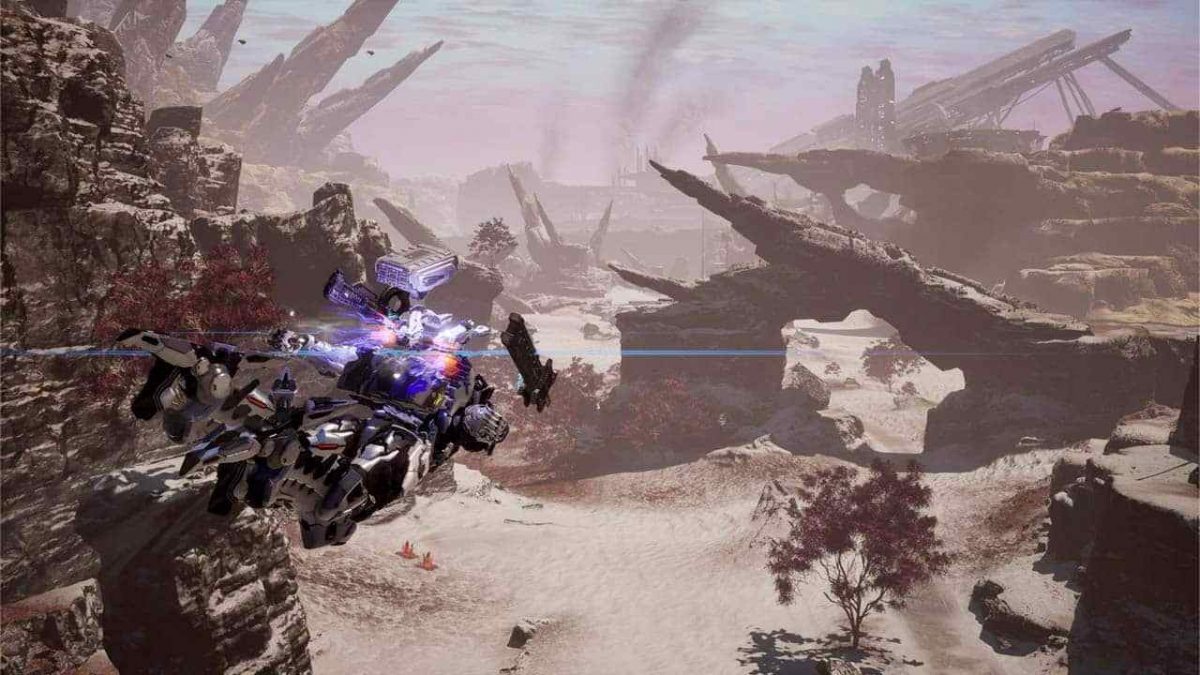 L'esplorazione in Daemon X Machina Titanic Scion